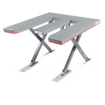 Vlakke schaarheftafel FLEXLIFT, E-vormig