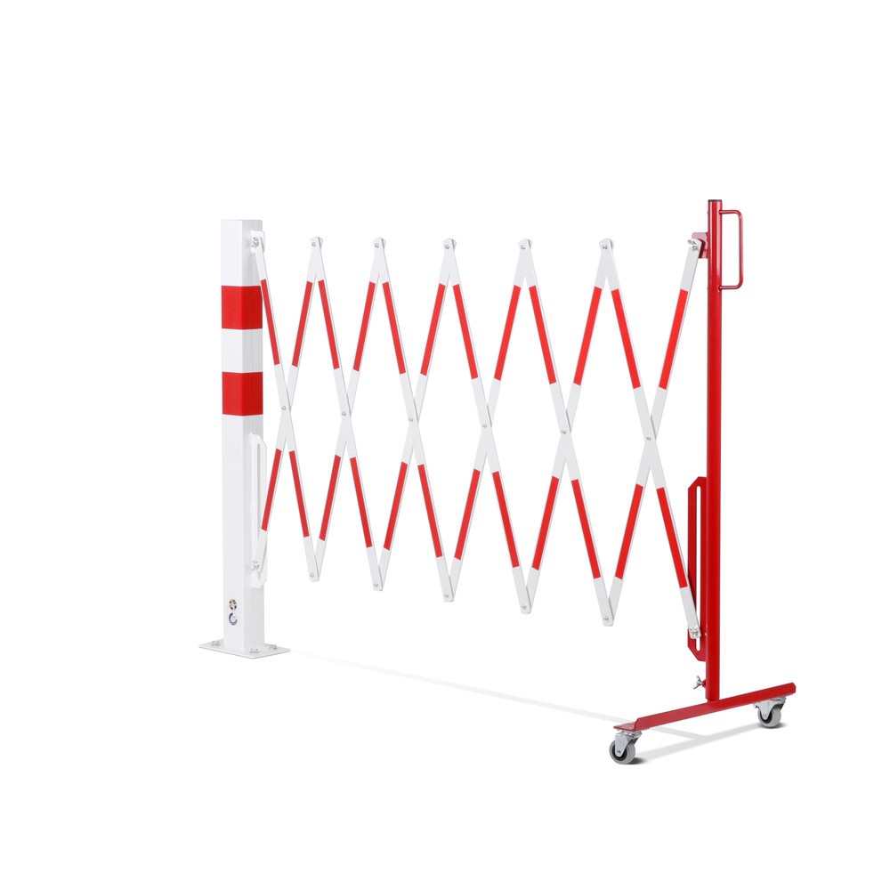 Produktabbildung Nr. 10: Schaarhek met afzetpaal, 70 x 70 mm, breedte 3.600, rood/wit