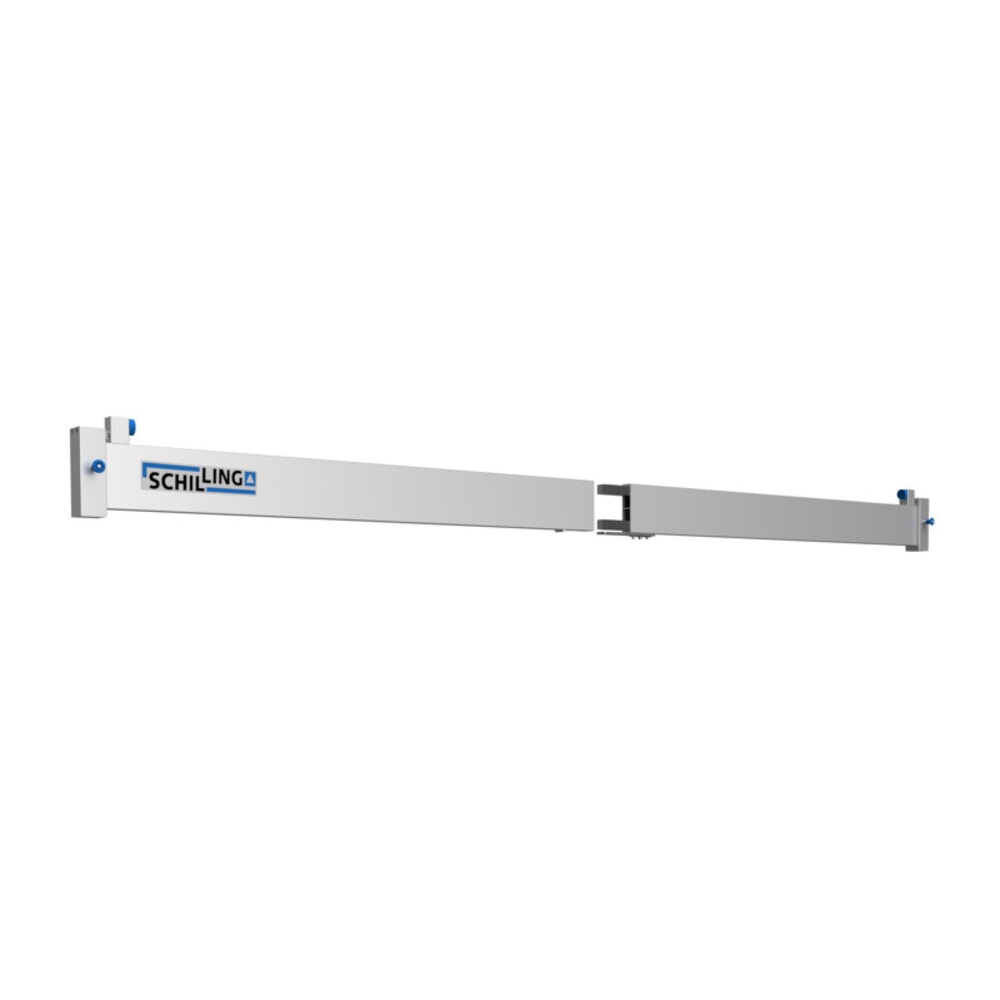 Productafbeelding nr. 12: Aluminium portaalkraan met deelbare dubbele traverse, verrijdbaar, inhaakpunt 2.562-3.412 mm, draagvermogen 1.000 kg