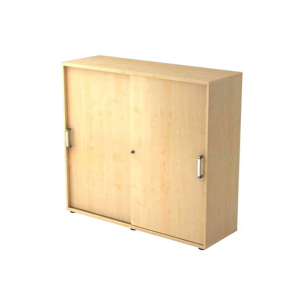 Product afbeelding: Schuifdeurkast Hammerbacher 3 OH 120 cm CE esdoorn / esdoorn