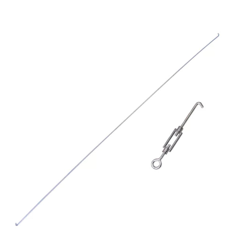 Product afbeelding: Set diagonale schoren 750/1000 voor legbordrek SCHULTE, (1 spanschroef, 1 diagonale schoor)
