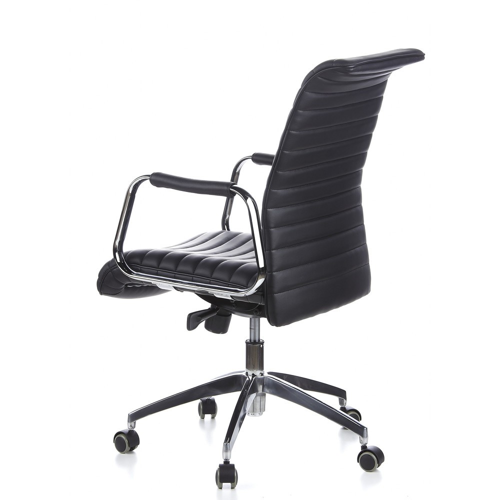 N° de l'image du produit 9 : Siège de bureau / fauteuil de direction hjh OFFICE ASPERA 10 cuir, noir