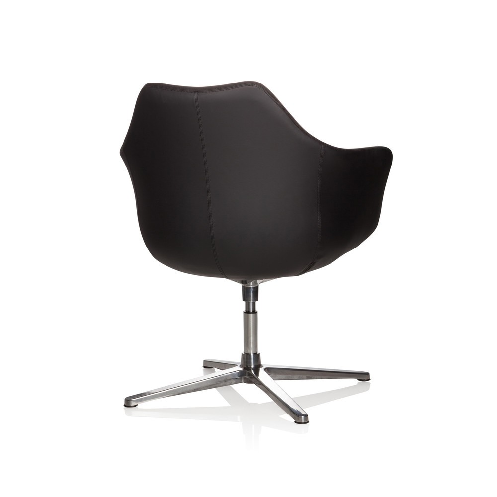 Produktabbildung Nr. 5: Siège de bureau / fauteuil lounge hjh OFFICE Artemia similicuir, noir