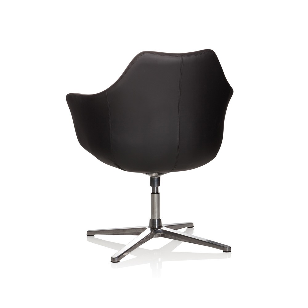Produktabbildung Nr. 6: Siège de bureau / fauteuil lounge hjh OFFICE Artemia similicuir, noir