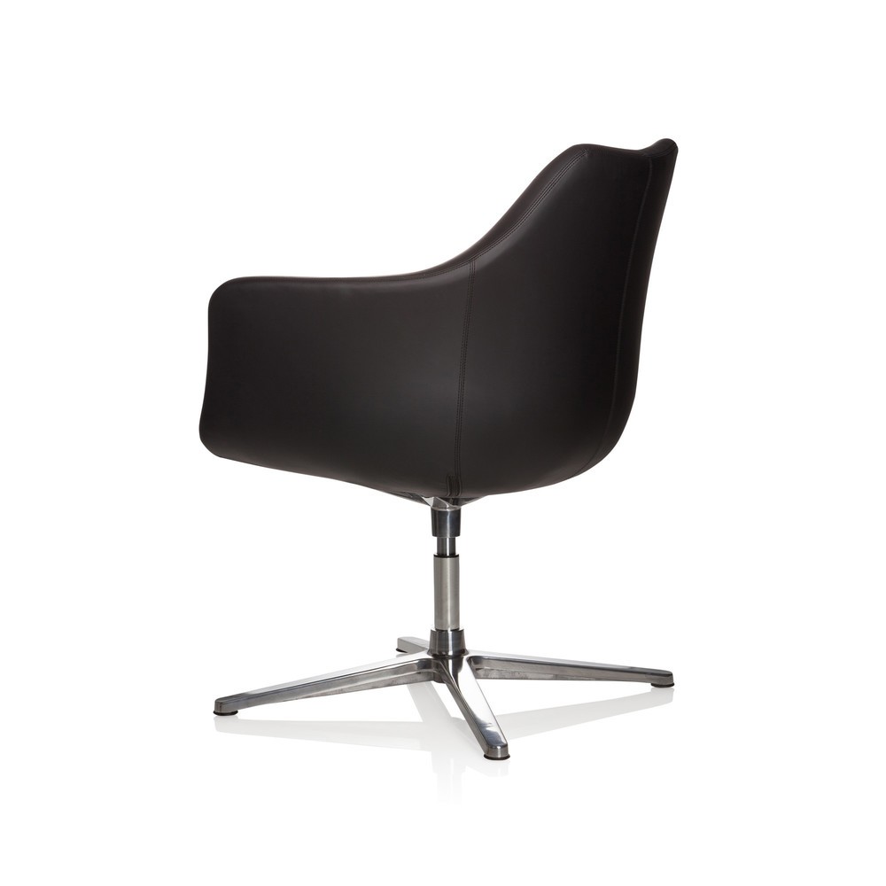 Produktabbildung Nr. 7: Siège de bureau / fauteuil lounge hjh OFFICE Artemia similicuir, noir