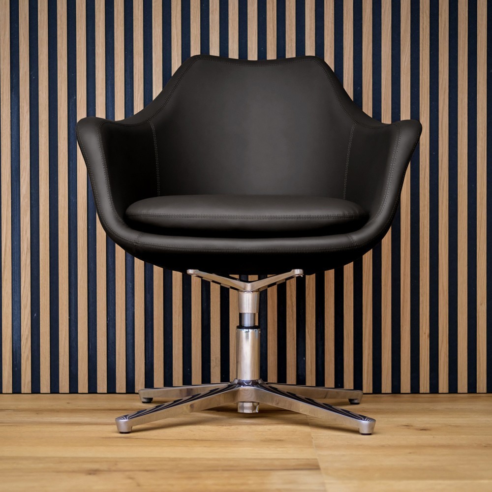 Produktabbildung Nr. 10: Siège de bureau / fauteuil lounge hjh OFFICE Artemia similicuir, noir