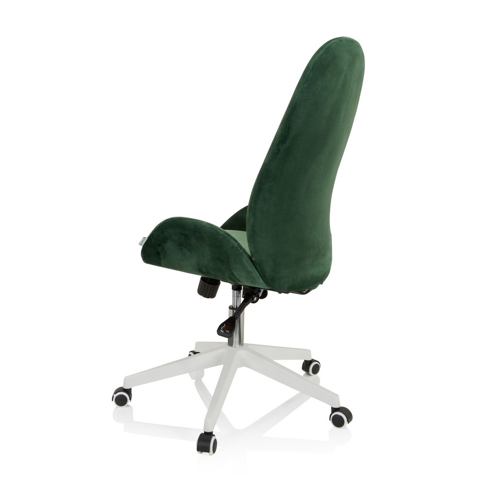 N° de l'image du produit 10 : Chaise de bureau / chaise pivotante hjh OFFICE AVEA velours, vert