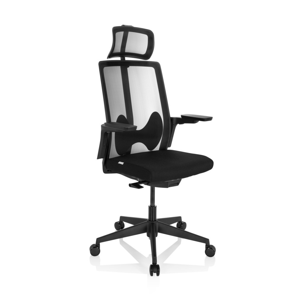 Produktabbildung Nr. 2: Siège de bureau / siège pivotant hjh OFFICE ARCEO B tissu/maille, noir