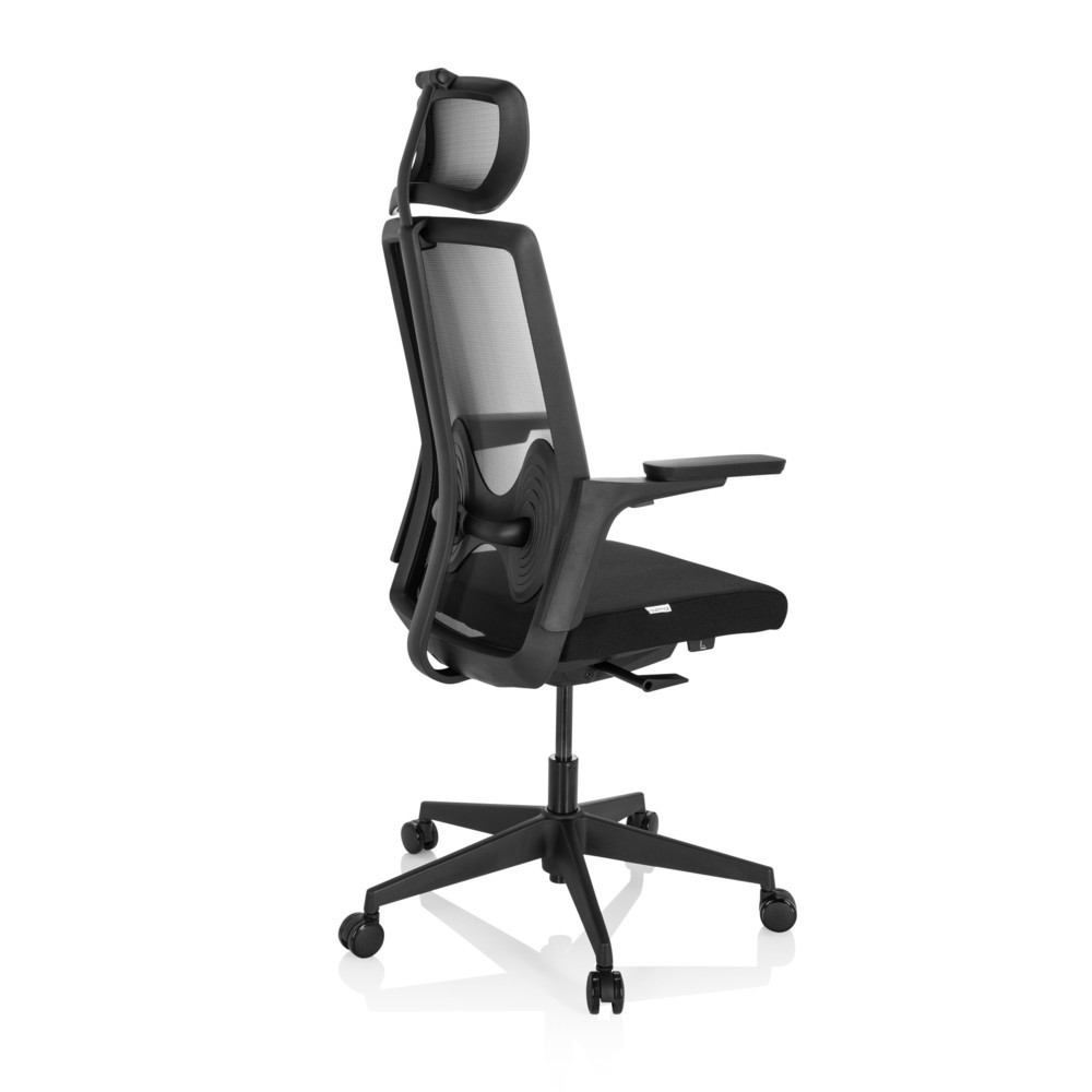 Produktabbildung Nr. 4: Siège de bureau / siège pivotant hjh OFFICE ARCEO B tissu/maille, noir