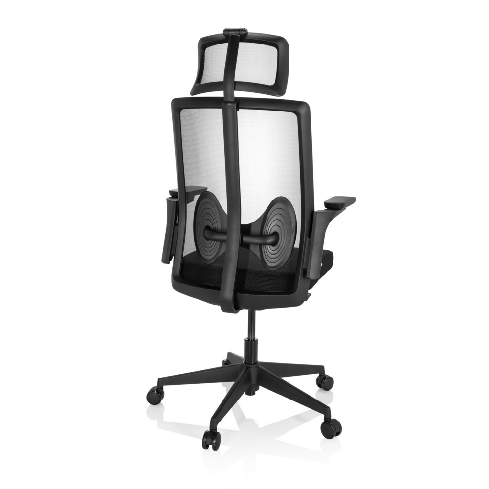 Produktabbildung Nr. 5: Siège de bureau / siège pivotant hjh OFFICE ARCEO B tissu/maille, noir
