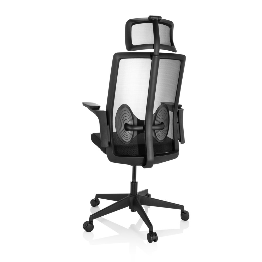 Produktabbildung Nr. 6: Siège de bureau / siège pivotant hjh OFFICE ARCEO B tissu/maille, noir