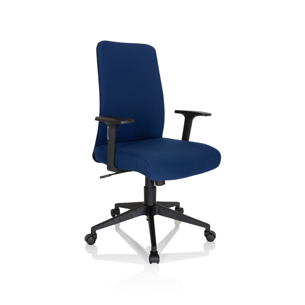 Produktabbildung Nr. 2: Siège de bureau / siège pivotant hjh OFFICE COSIO I tissu, bleu