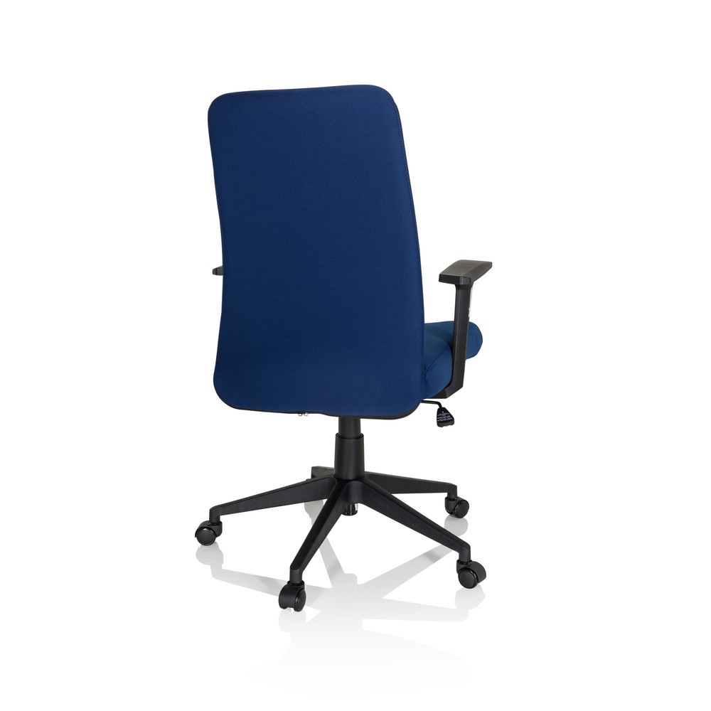 Produktabbildung Nr. 5: Siège de bureau / siège pivotant hjh OFFICE COSIO I tissu, bleu