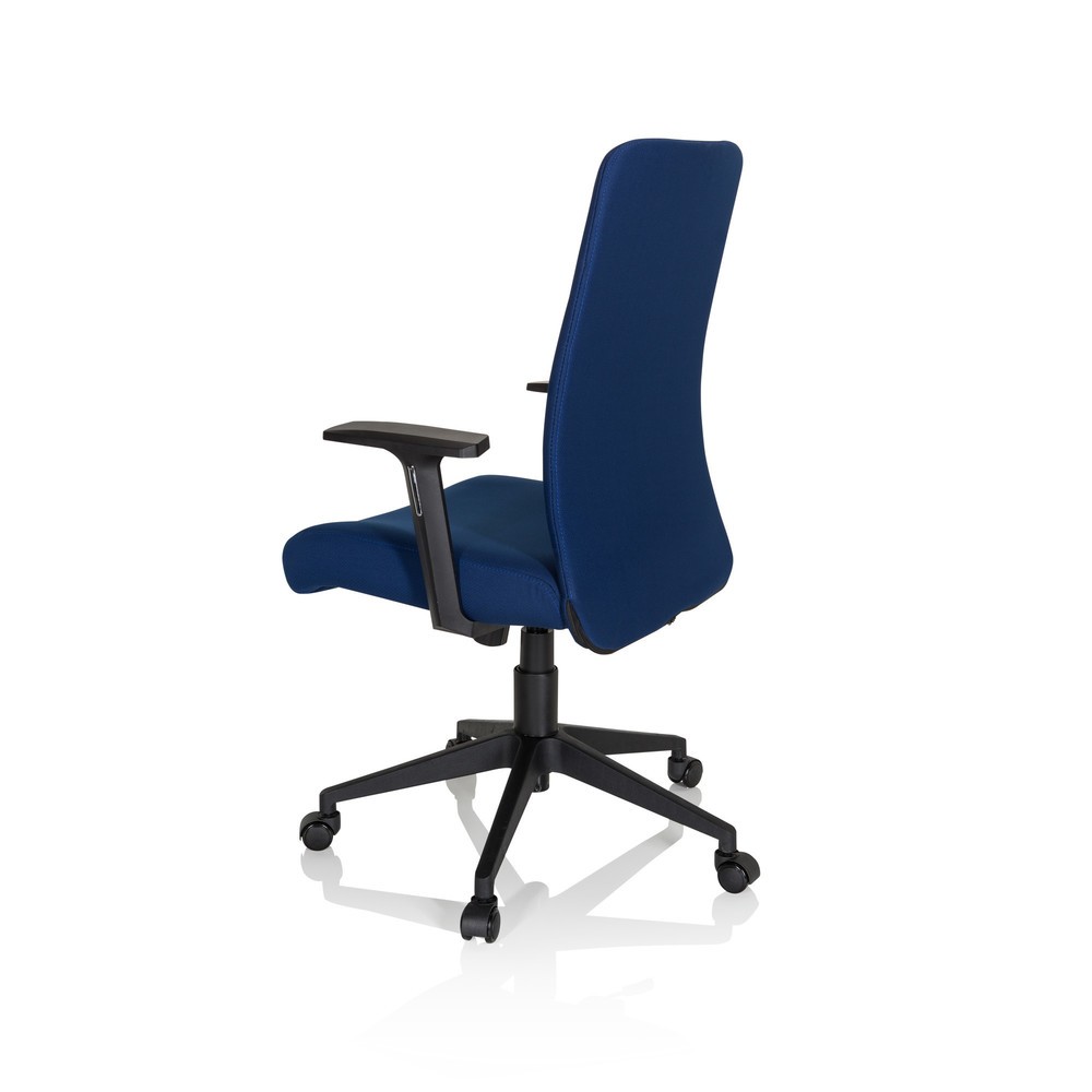 Produktabbildung Nr. 7: Siège de bureau / siège pivotant hjh OFFICE COSIO I tissu, bleu