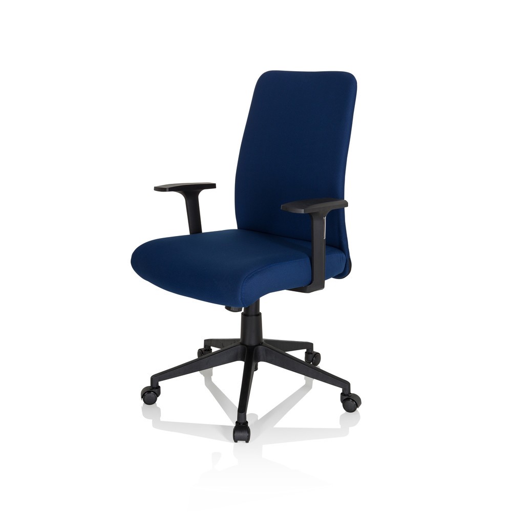 Produktabbildung Nr. 9: Siège de bureau / siège pivotant hjh OFFICE COSIO I tissu, bleu