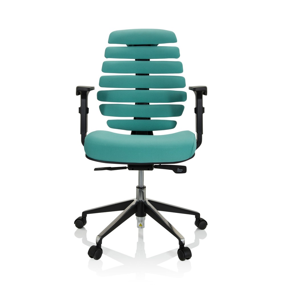 Illustration du produit: Siège de bureau / siège pivotant hjh OFFICE ERGO LINE II tissu, turquoise