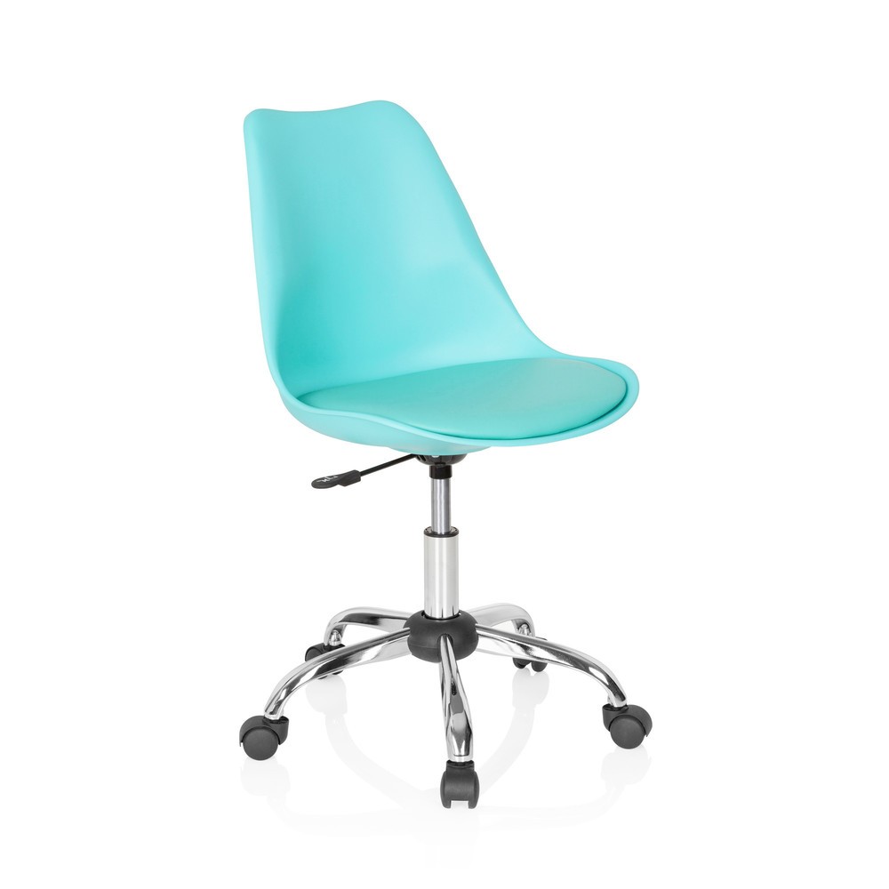 Produktabbildung Nr. 2: Siège de bureau / siège pivotant hjh OFFICE FANCY PRO similicuir, turquoise