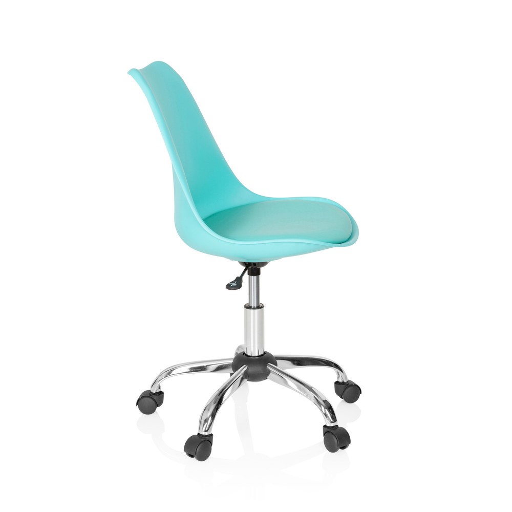 Produktabbildung Nr. 3: Siège de bureau / siège pivotant hjh OFFICE FANCY PRO similicuir, turquoise