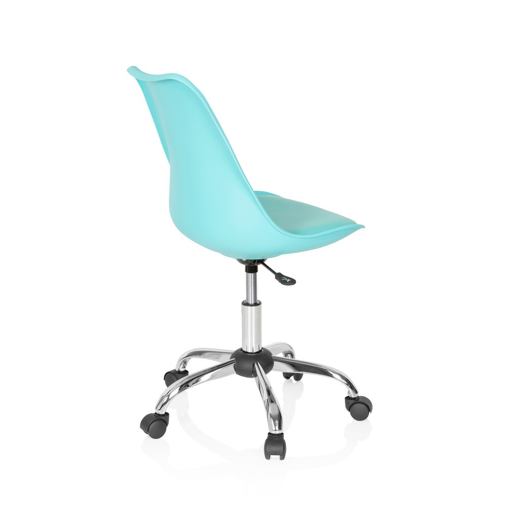 Produktabbildung Nr. 4: Siège de bureau / siège pivotant hjh OFFICE FANCY PRO similicuir, turquoise