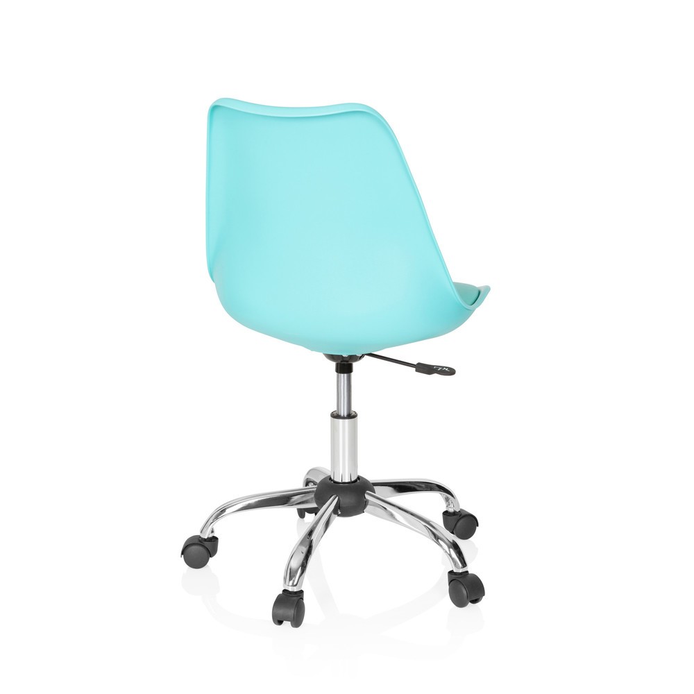 Produktabbildung Nr. 5: Siège de bureau / siège pivotant hjh OFFICE FANCY PRO similicuir, turquoise