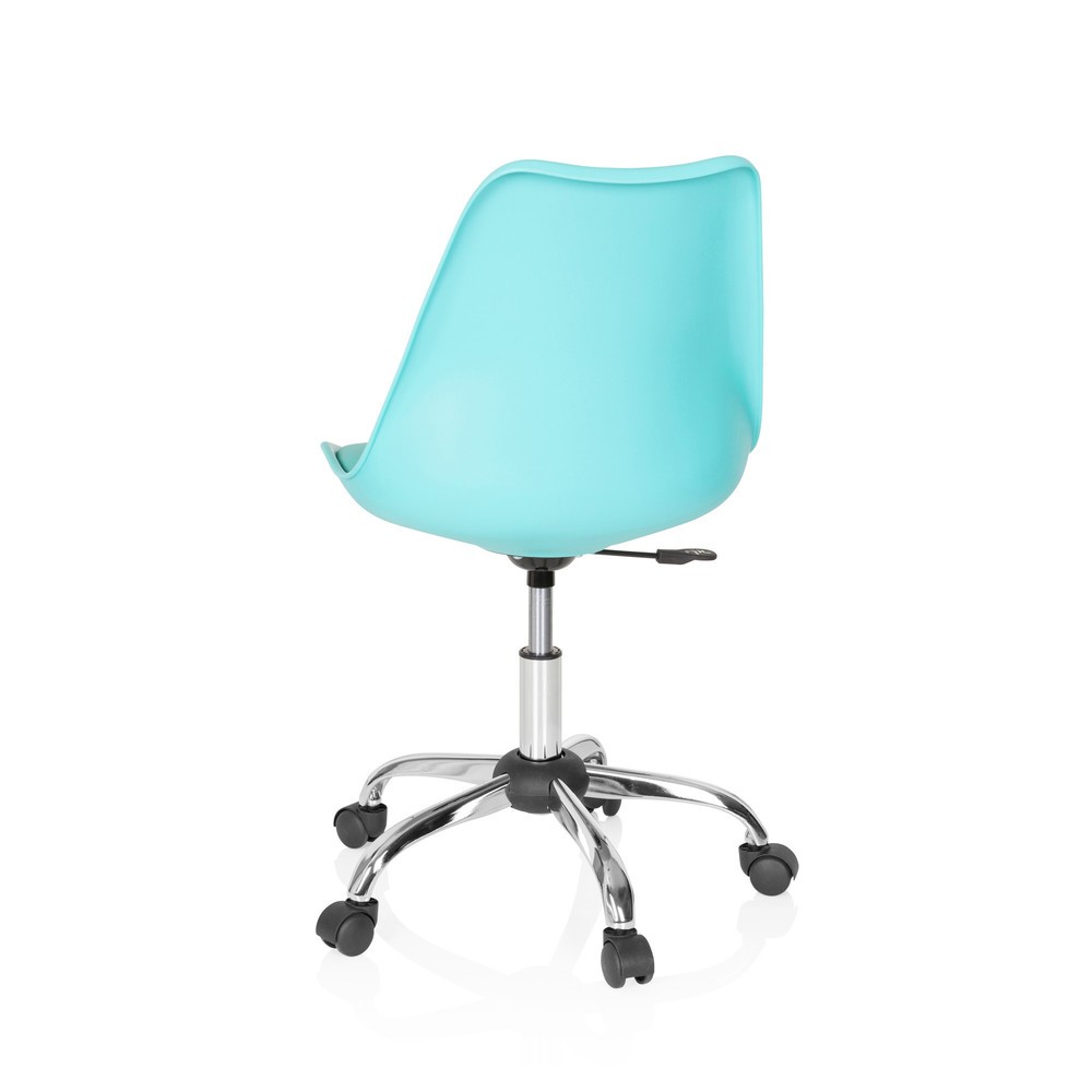 Produktabbildung Nr. 6: Siège de bureau / siège pivotant hjh OFFICE FANCY PRO similicuir, turquoise