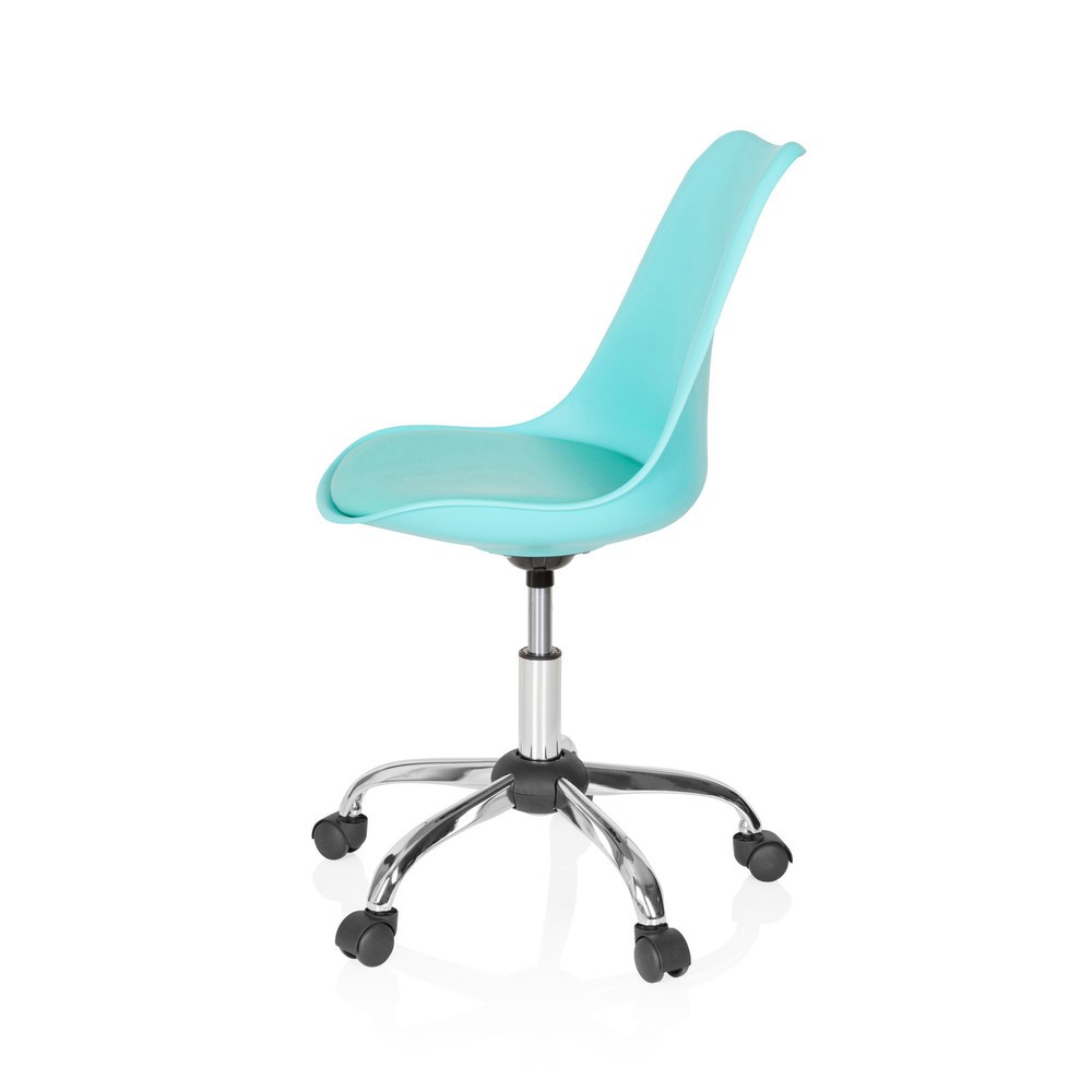 Produktabbildung Nr. 8: Siège de bureau / siège pivotant hjh OFFICE FANCY PRO similicuir, turquoise