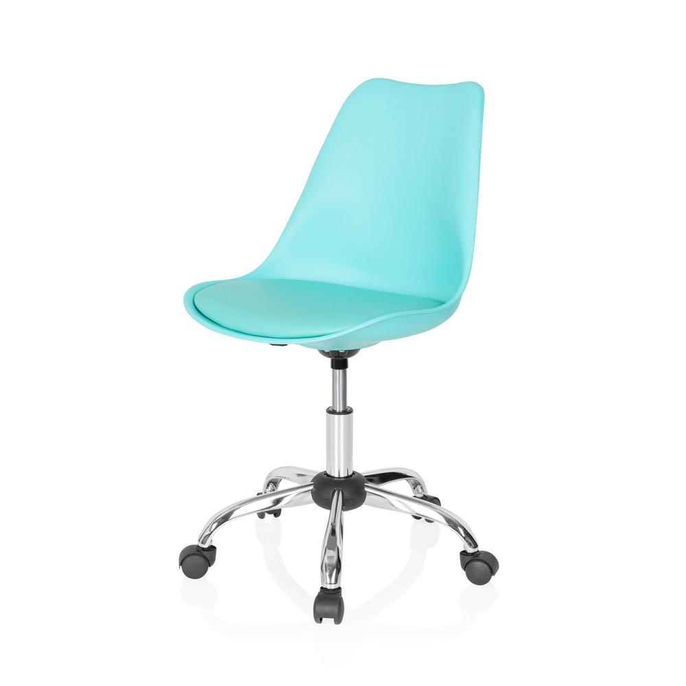 Produktabbildung Nr. 9: Siège de bureau / siège pivotant hjh OFFICE FANCY PRO similicuir, turquoise