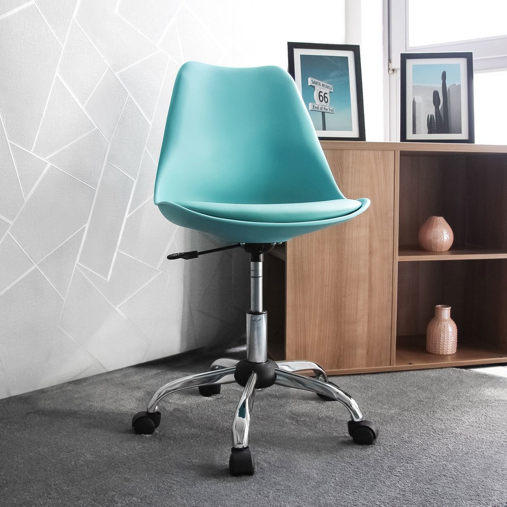 Produktabbildung Nr. 10: Siège de bureau / siège pivotant hjh OFFICE FANCY PRO similicuir, turquoise