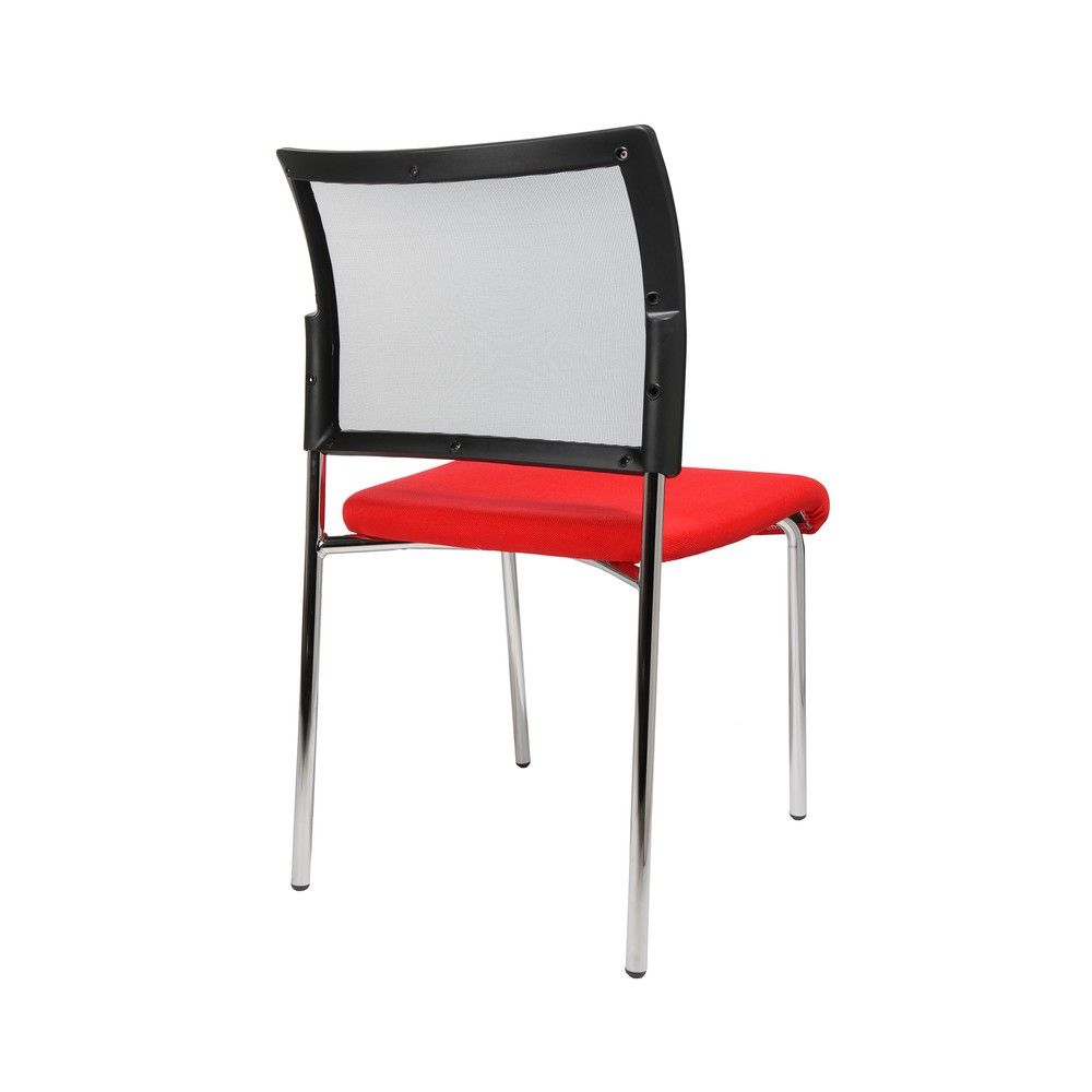 Produktabbildung Nr. 3: Siège visiteur Topstar® Classic avec dossier résille + piètement 4 pieds, rouge