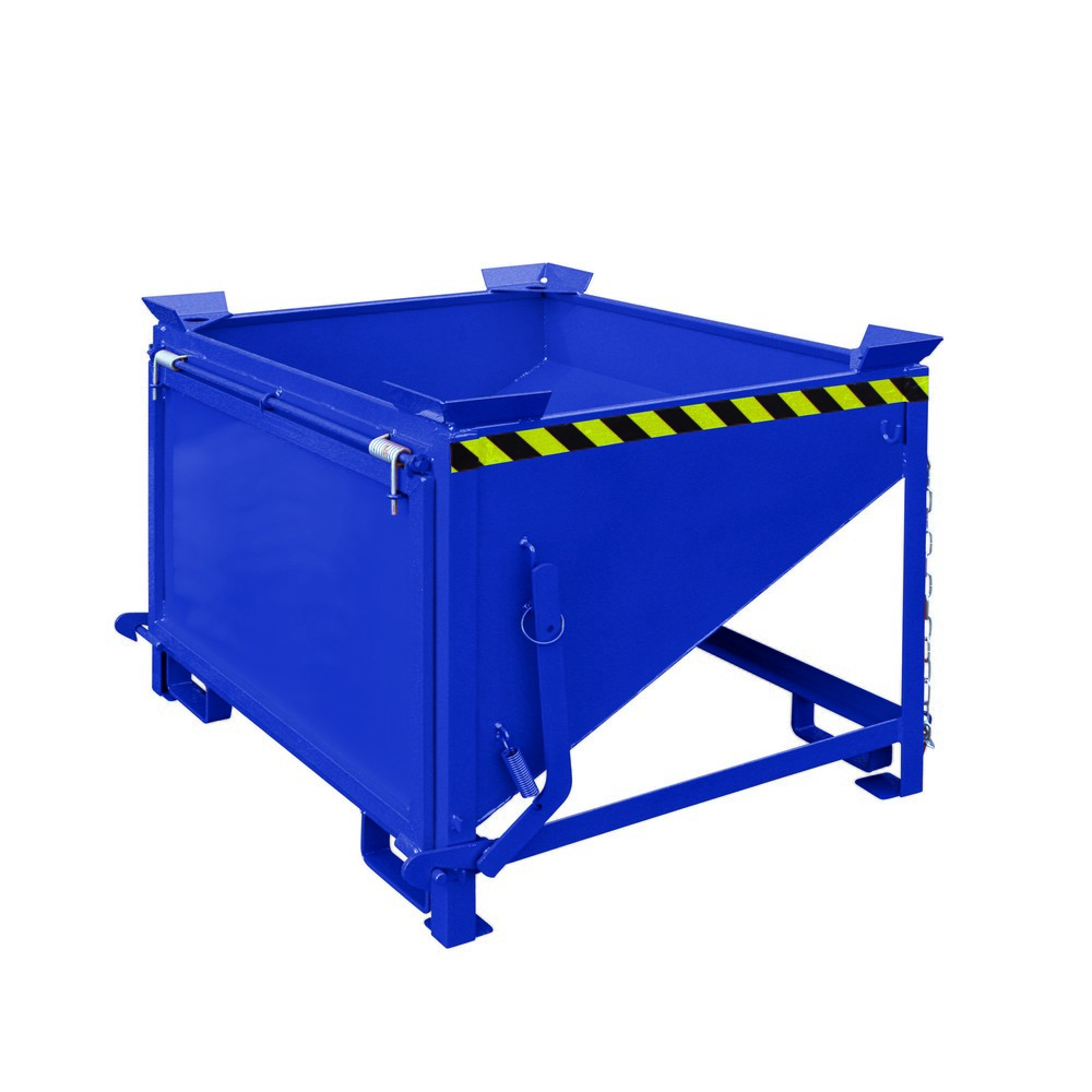 Product afbeelding: Silocontainer Eichinger® met grote stortklep, 300 liter gentiaanblauw