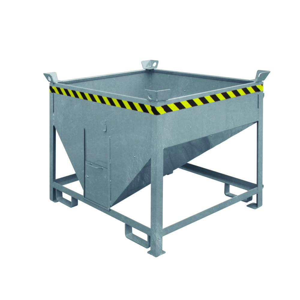 Product afbeelding: Silocontainer Eichinger® met uitloopschuif, 400 liter thermisch verzinkt