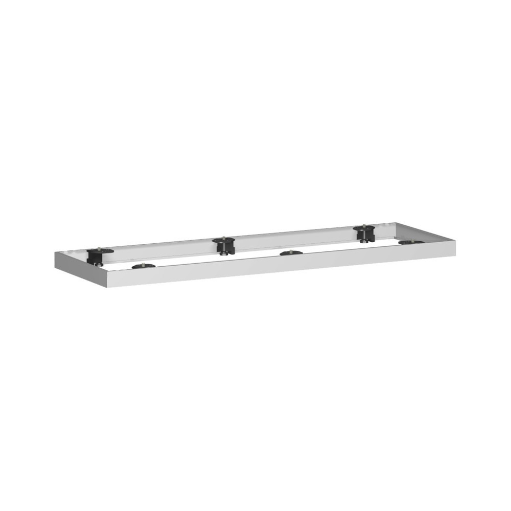 Produktabbildung Nr. 1: Socle métallique pour armoire à volet transversal Profi, l x p 50 x 1 200 mm, argenté