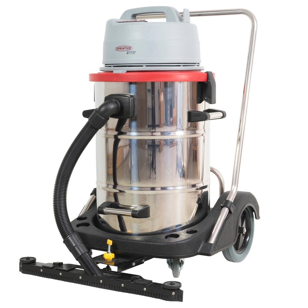 Productafbeelding nr. 1: SPRiNTUS nat-droogzuiger, N 77/3 E, 3 schakelbare turbines, 77 liter bakinhoud