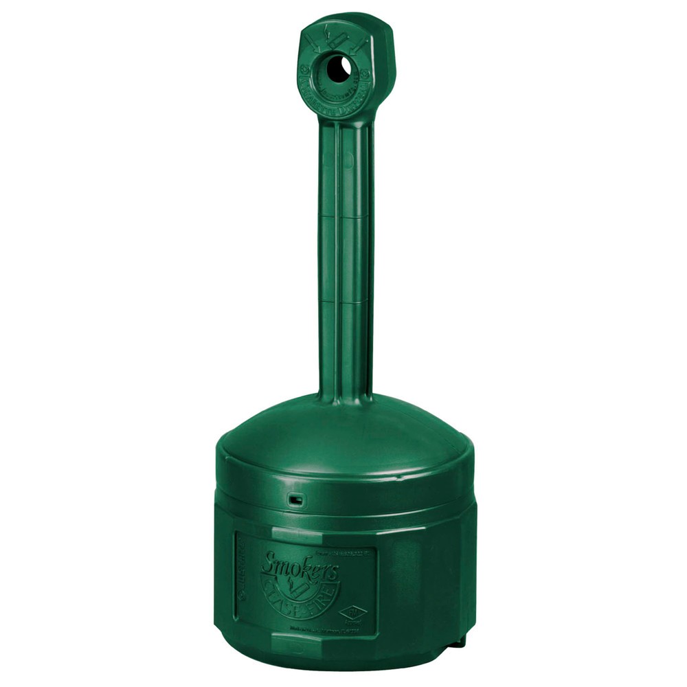 Produktabbildung Nr. 1: Staande veiligheidsasbak Justrite®, vuurdovend, 15 liter, groen