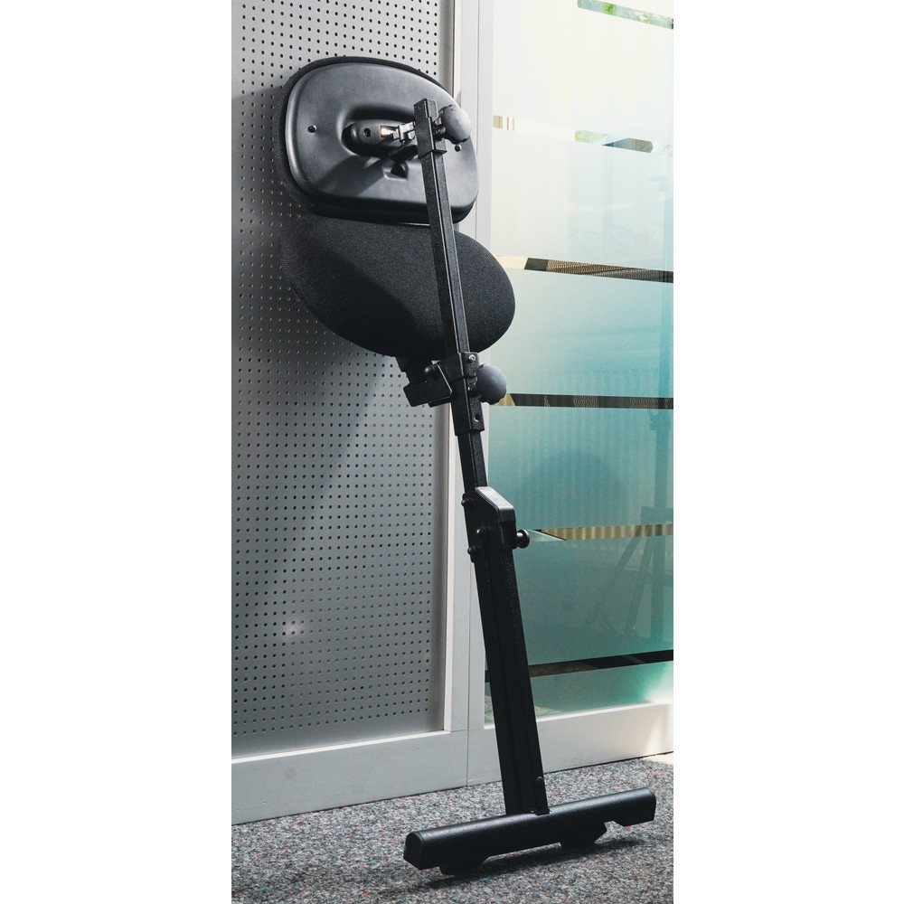 Produktabbildung Nr. 2: Stahulp meychair, klapbaar, zithoogte 540-900 mm, vloerglijders, zwart