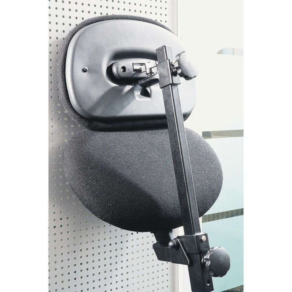 Produktabbildung Nr. 3: Stahulp meychair, klapbaar, zithoogte 540-900 mm, vloerglijders, zwart