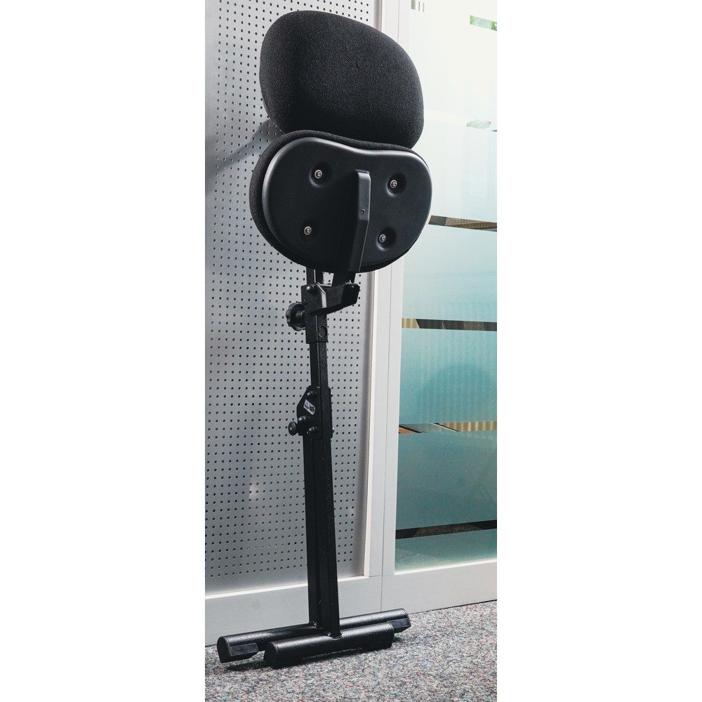 Produktabbildung Nr. 4: Stahulp meychair, klapbaar, zithoogte 540-900 mm, vloerglijders, zwart