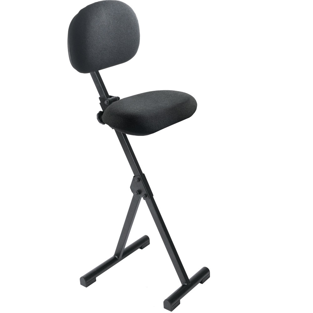 Produktabbildung Nr. 1: Stahulp meychair, klapbaar, zithoogte 540-900 mm, vloerglijders, zwart