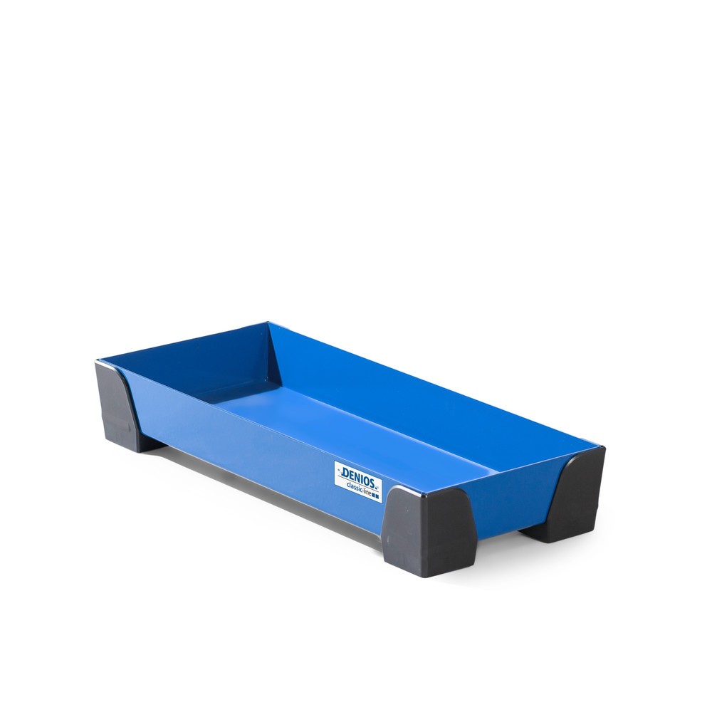 Product afbeelding: Stalen lekbak voor kleine verpakkingen, hoogte 95 mm, inhoud 7 l, zonder roosterlegbord