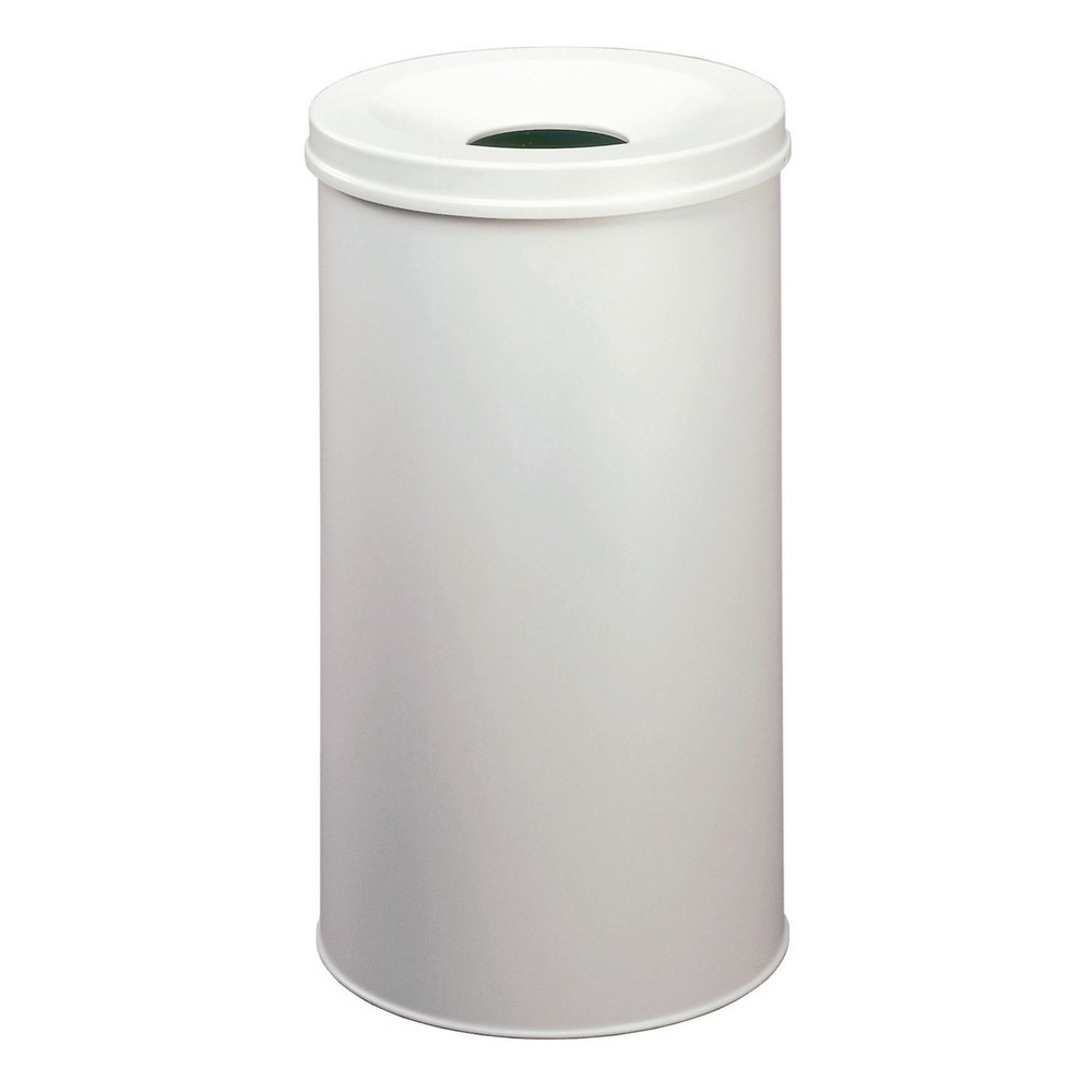 Produktabbildung Nr. 1: Prullenmand Durable, van staal, 60 liter, met brandbluskop, grijs
