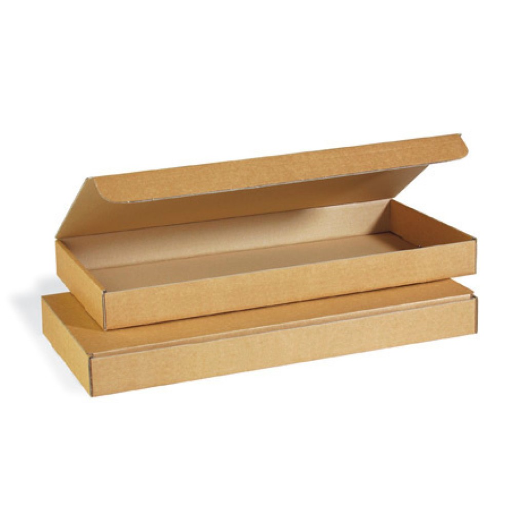 Productafbeelding nr. 1: Stanzverpackung, braun, 500 x 240 x 48 mm, Fefco 0421, (Tastaturverpackung)