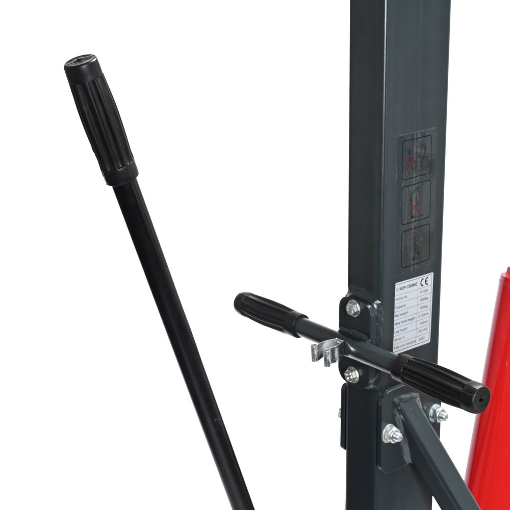 Produktabbildung Nr. 2: Steinbock® Grue parallèle, pompe bidirectionnelle, capacité de charge 1 000 kg