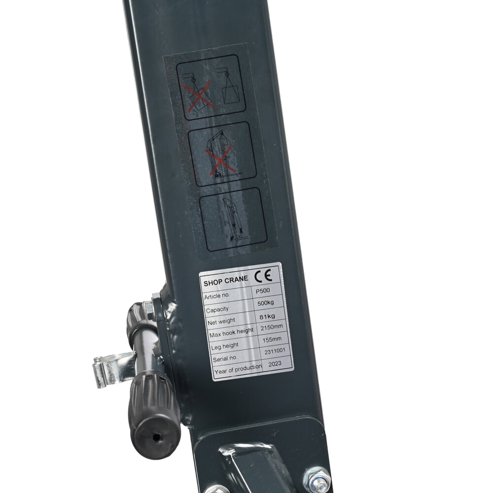 N° de l'image du produit 6 : Steinbock® Grue parallèle, pompe bidirectionnelle, capacité de charge 500 kg