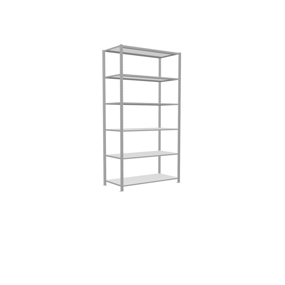 Produktabbildung Nr. 2: Legbordrek SCHULTE, lichtgrijs, vaklast 150 kg, hxbxd 2.500 x 1.360 x 636 mm