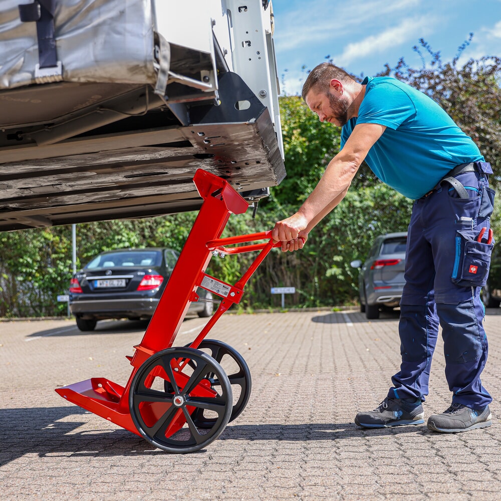N° de l'image du produit 3 : Support de chargement télescopique dancop, hauteur 1 025 - 1 344 mm