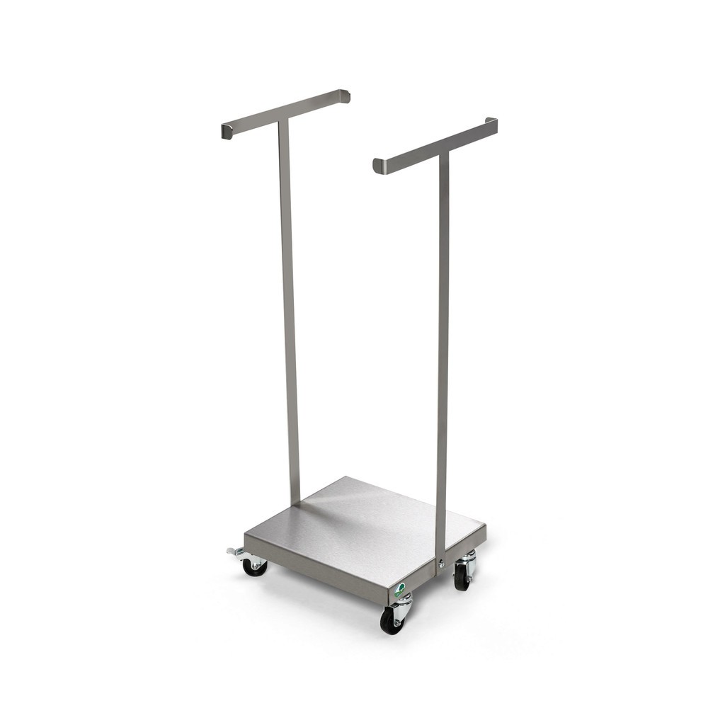 Produktabbildung Nr. 1: Support pour sac poubelle VAR®, acier inoxydable, 120 litres, mobile
