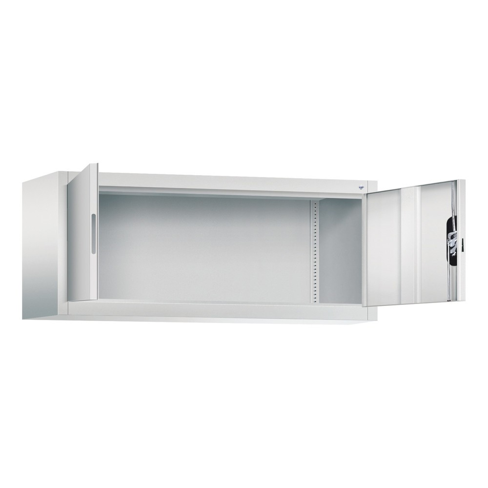 N° de l'image du produit 3 : C+P Armoire d'appoint, HxlxP 500 x 1 200 x 400 mm, gris clair, gris clair