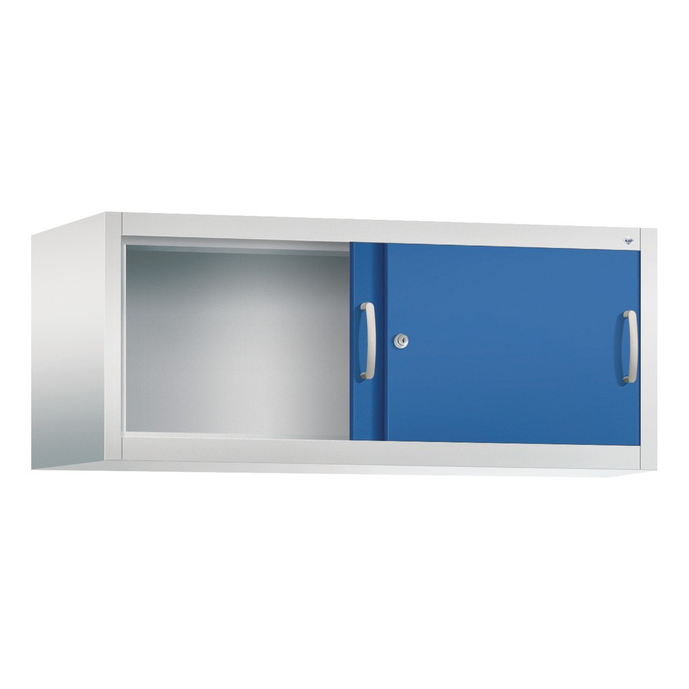 Produktabbildung Nr. 2: Surmeuble pour armoire à portes coulissantes d’atelier C+P, H x l x P 500 x 1 200 x 500 mm, gris clair, bleu gentiane