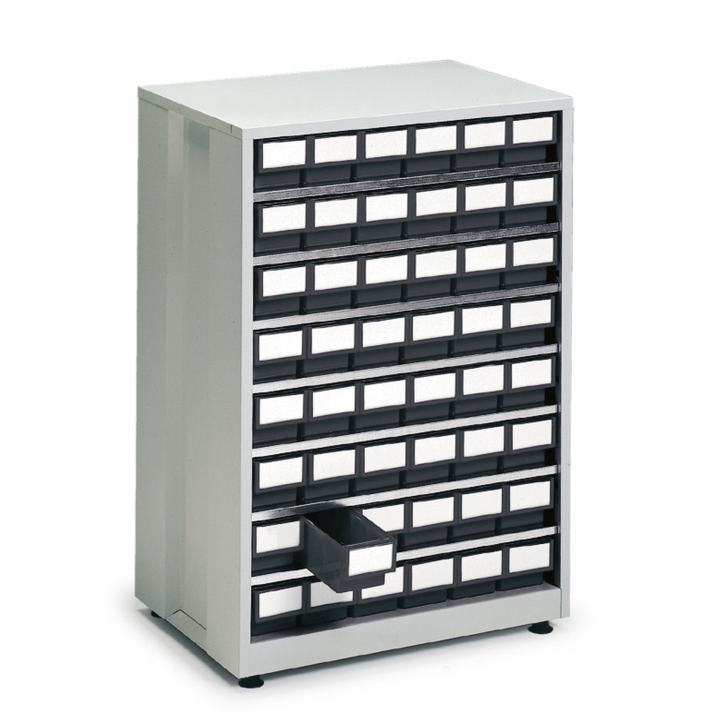 N° de l'image du produit 1 : Système de rangement à tiroirs TRESTON, ESD, 48 tiroirs, HxlxP 870 x 605 x 410 mm