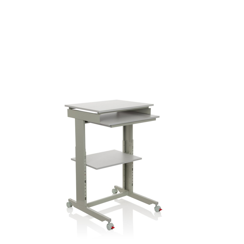 Produktabbildung Nr. 6: Table d'ordinateur / bureau hjh OFFICE WORKSTATION, gris